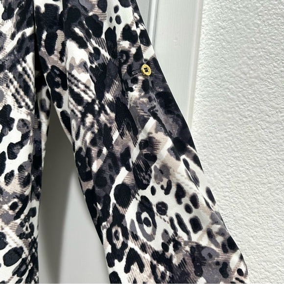 Ellen Tracy Zip Front Print Blouse, NWOT - Picture 8 of 9